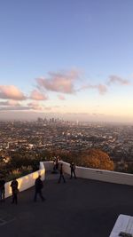 Cityscape at sunset