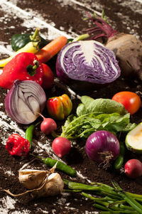 Close-up of fresh vegetables