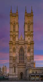 Low angle view of historic building against sky