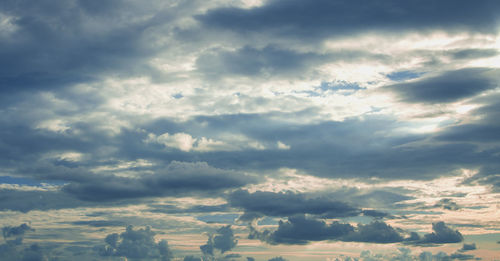 Low angle view of cloudscape