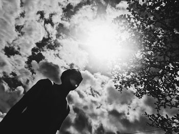 Low angle view of clouds in sky