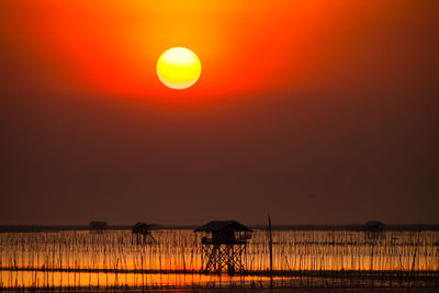 Scenic view of sunset