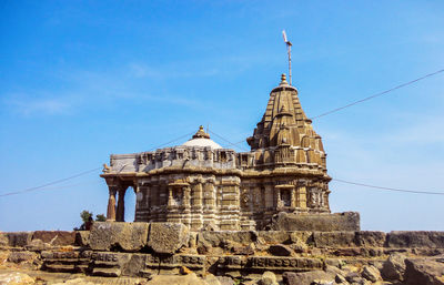 Low angle view of historical building against sky