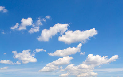 Low angle view of clouds in sky