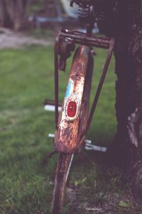 Close-up of rusty metal