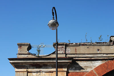 Broken terrace wall of resident building