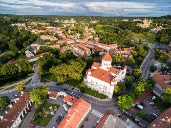Uzupis district and republic in vilnius, lithuania. one of the famous district in vilnius. 