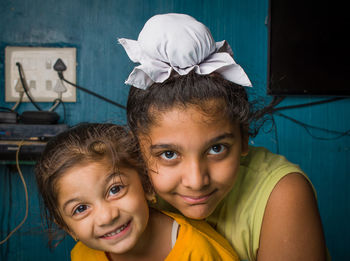 Portrait of happy girl