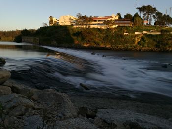 Built structure in water