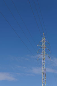  view of electricity pylon against sky