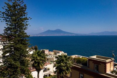 View of city at seaside