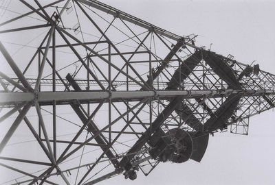 Low angle view of ferris wheel against sky