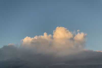 Low angle view of clouds in sky