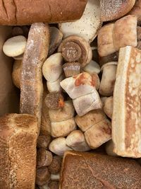 Full frame shot of bread