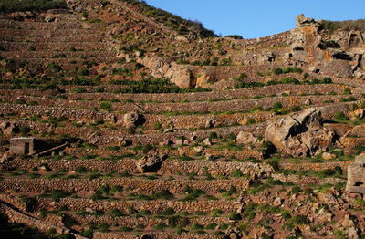 View of old ruins