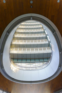 Low angle view of skylight