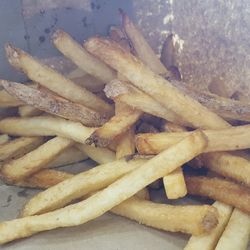 Close-up of fries