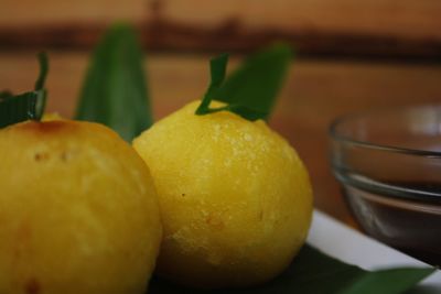 Close-up of lemon