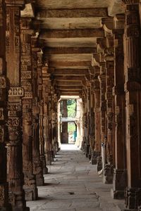 Cloister columns at qutub complex