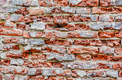 Full frame shot of brick wall