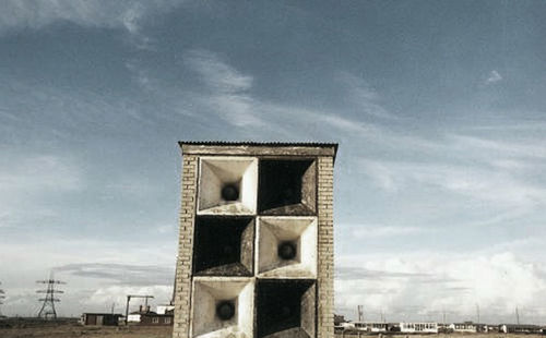 Low angle view of built structure against the sky