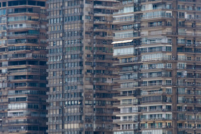 Low angle view of buildings in city