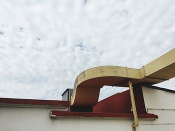 Low angle view of building against sky