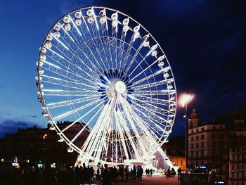 Ferris wheel at night