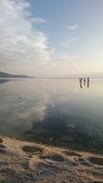 Scenic view of calm sea against sky