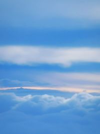 Low angle view of clouds in sky