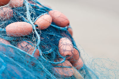 Close-up of fishing net