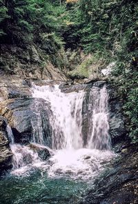 View of waterfall