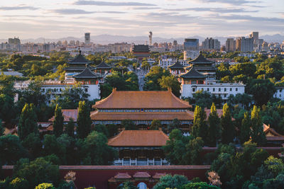 View of buildings in city