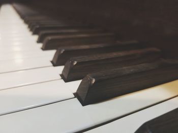 Full frame shot of piano keys