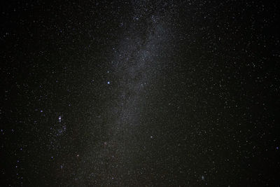 Low angle view of stars in sky