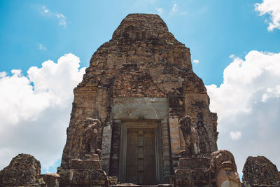 Exterior of old temple building