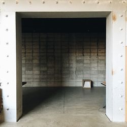 View of empty building