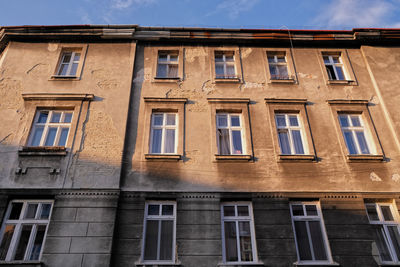 Low angle view of old building