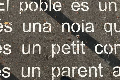 Full frame shot of text