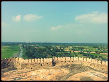 Scenic view of landscape against sky