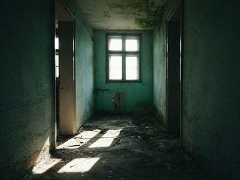 Interior of abandoned room