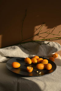 Close-up of tomatoes on table