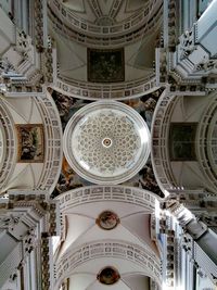 Low angle view of dome of building