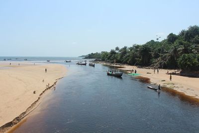 Scenic view of beach