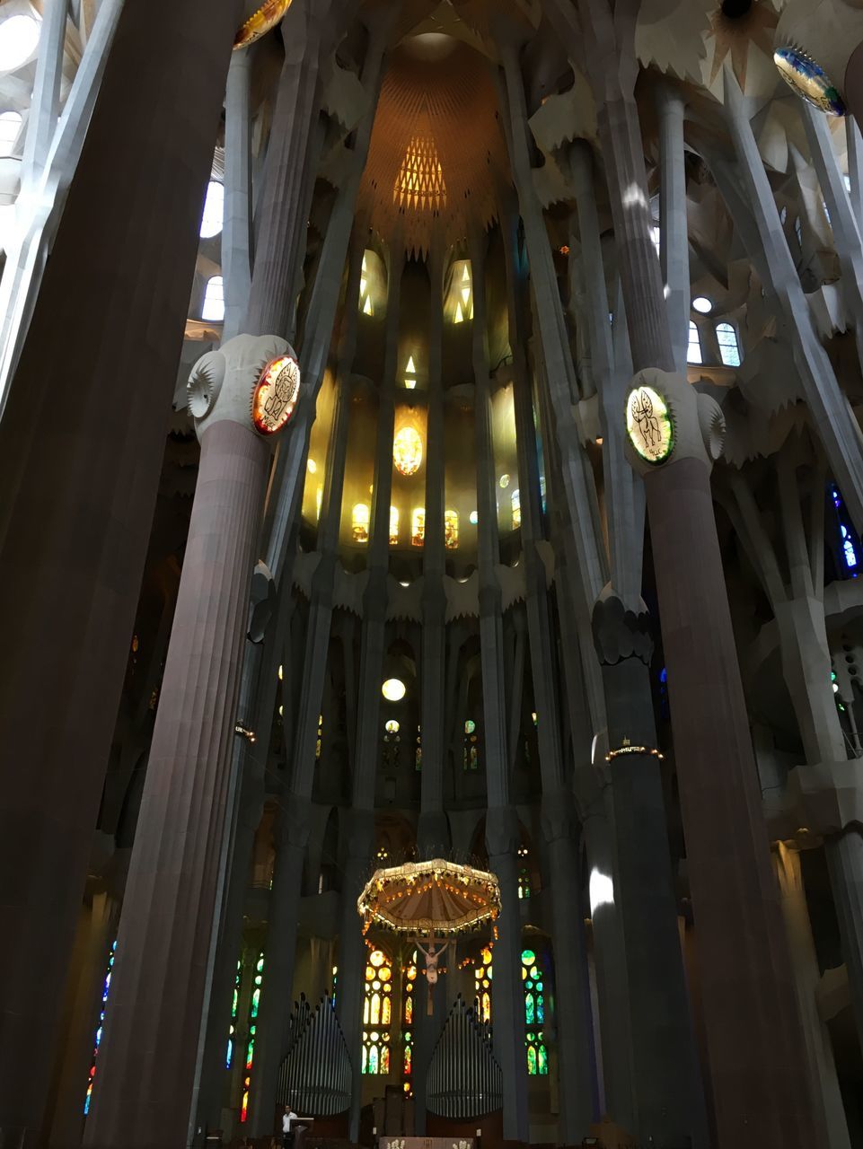 architecture, place of worship, religion, history, ceiling, low angle view, indoors, architectural column, spirituality, built structure, dome, travel destinations, no people, day