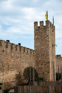 Views of the medieval city of montblanc in lleida catalonia