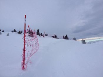 Snow covered landscape
