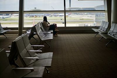 airport departure area