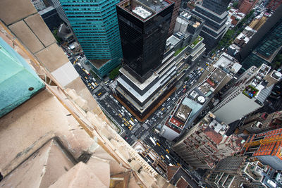 High angle view of cityscape