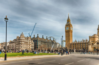 View of historic building against sky